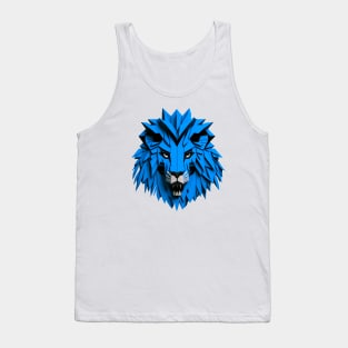 Origami Blue Lion Tank Top